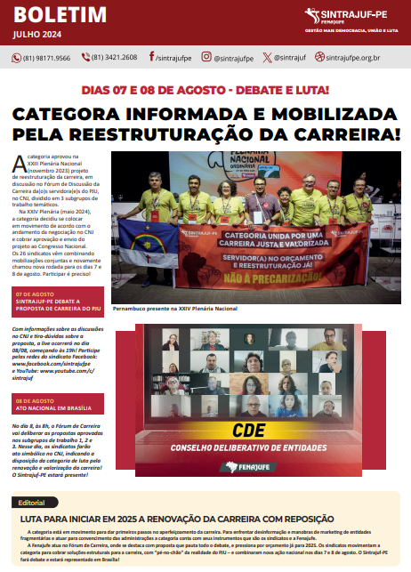 Boletim julho de 2024