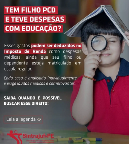 IR e dependente com deficiência (PCD): é possível deduzir gastos com escola? Sim! 